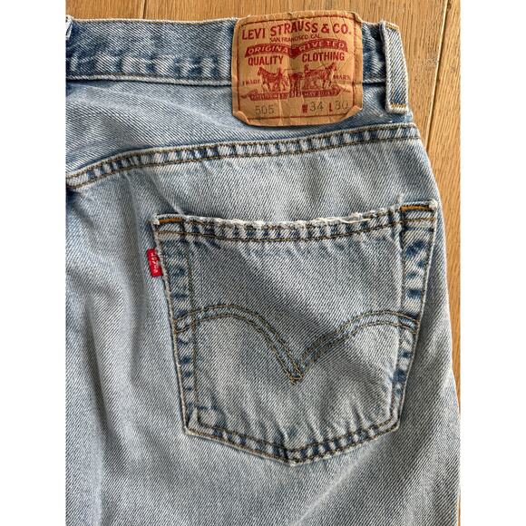 Y2K Levi’s 505 Regular Fit Jeans 34x30 - Picture 9 of 10
